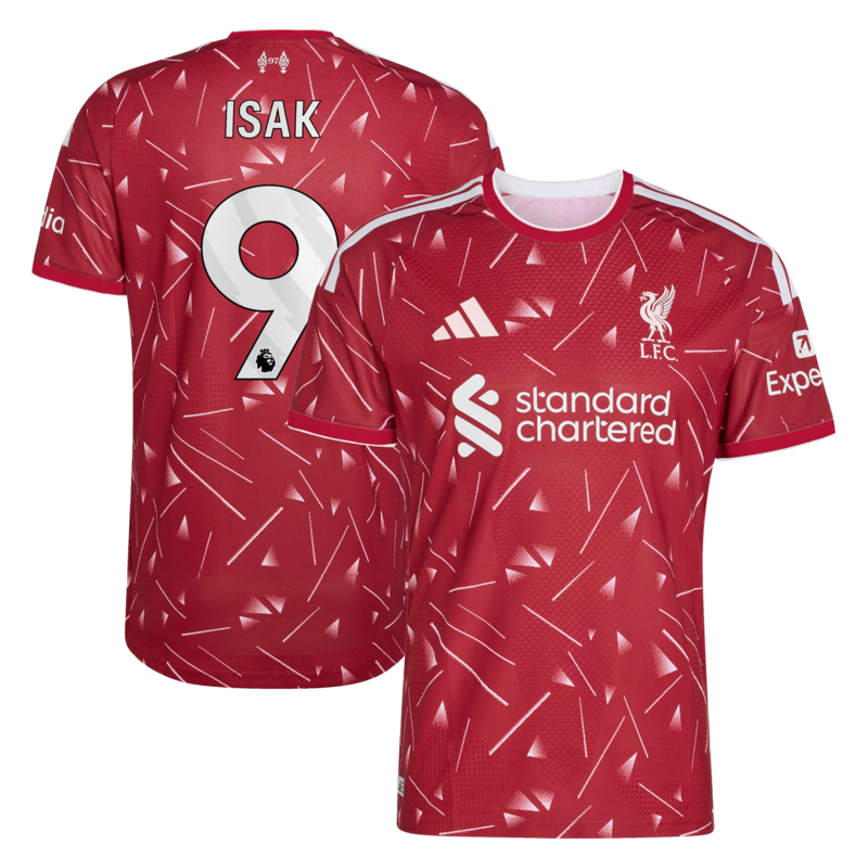"Liverpool adidas Authentisch Heimtrikot 2026-27 mit Aufdruck Isak 9" Image