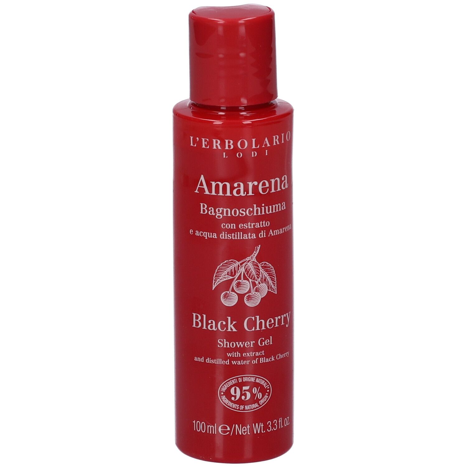 L'Erbolario Bagnoschiuma Amarena 100 ml Schiuma da bagno