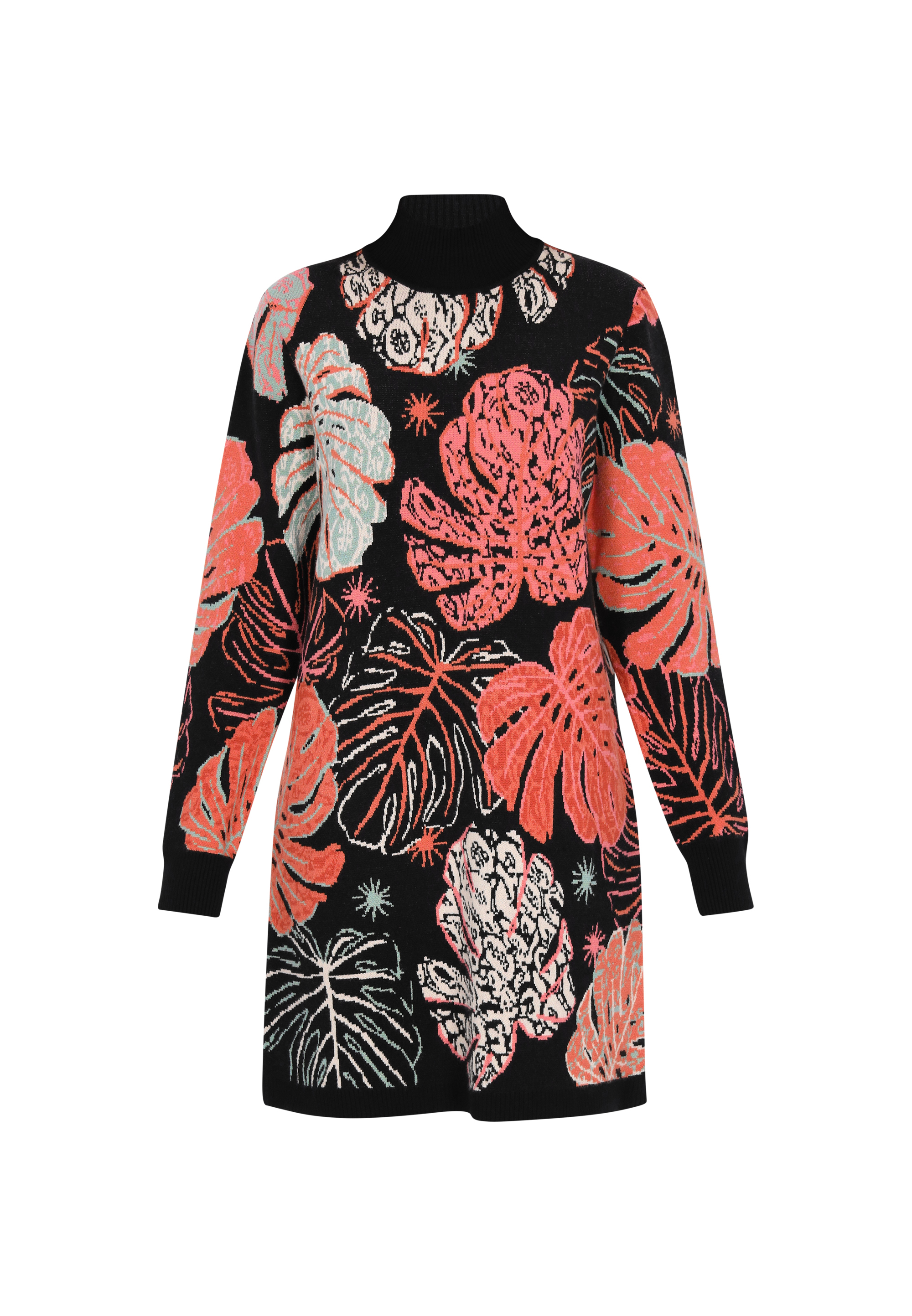 IZIA Kleid Frauen rosa mehrfarbig M/L