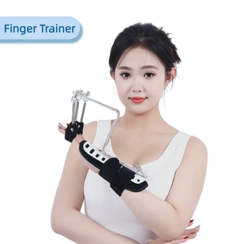 Fingertrainingshilfe Handrehabilitation Fingerorthesen für Schlaganfall-Hemiplegie-Patienten Sehnen-Trainingsgerät Image