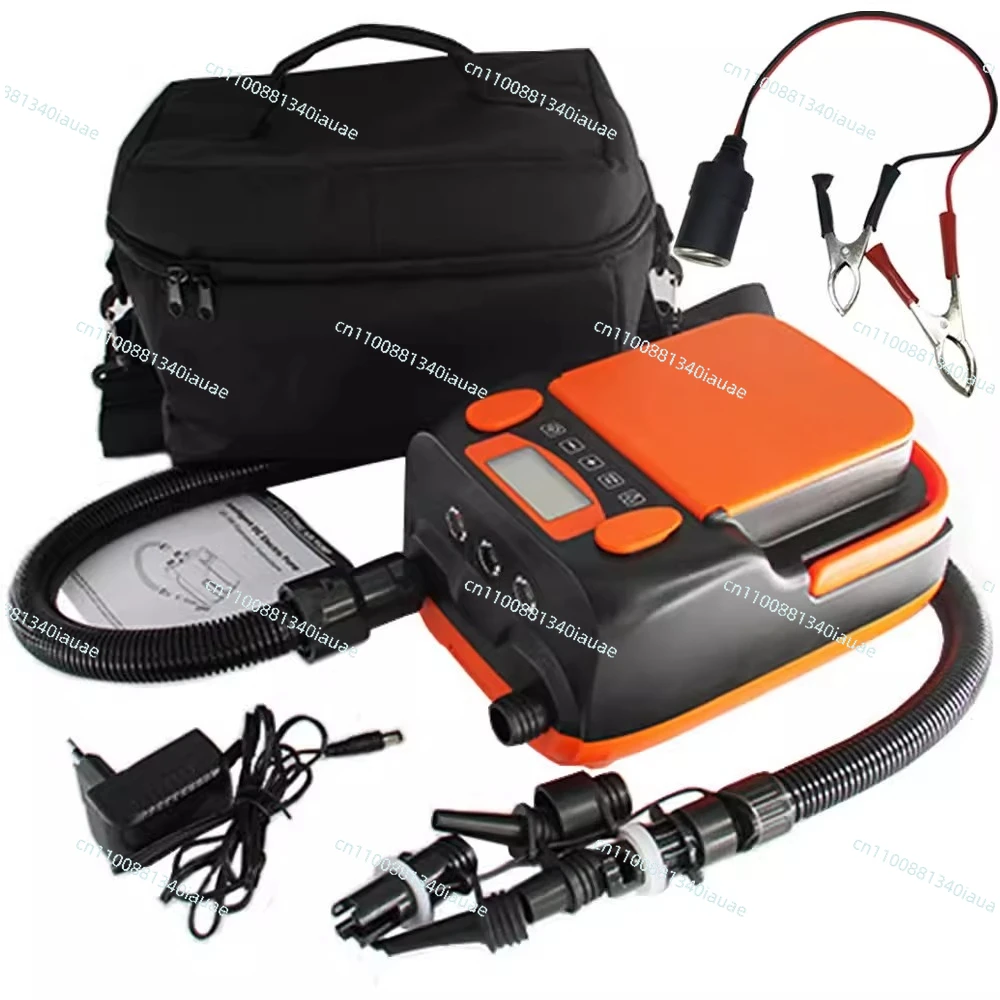 Paddelboot-Angelpumpe, elektrische Luftpumpe für Gummiboote, Outdoor-Zelt-Luftpumpe Image
