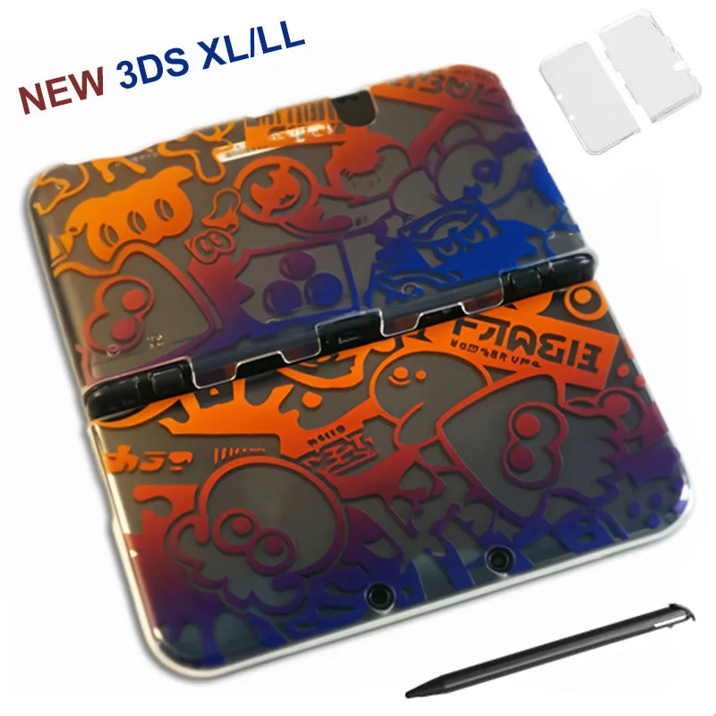 Weiche transparente Schutzhülle für den neuen 3DS XL LL, durchsichtige Schutzhülle für den neuen 3DSLL XL mit Stylus-Stift, Spielzubehör Image