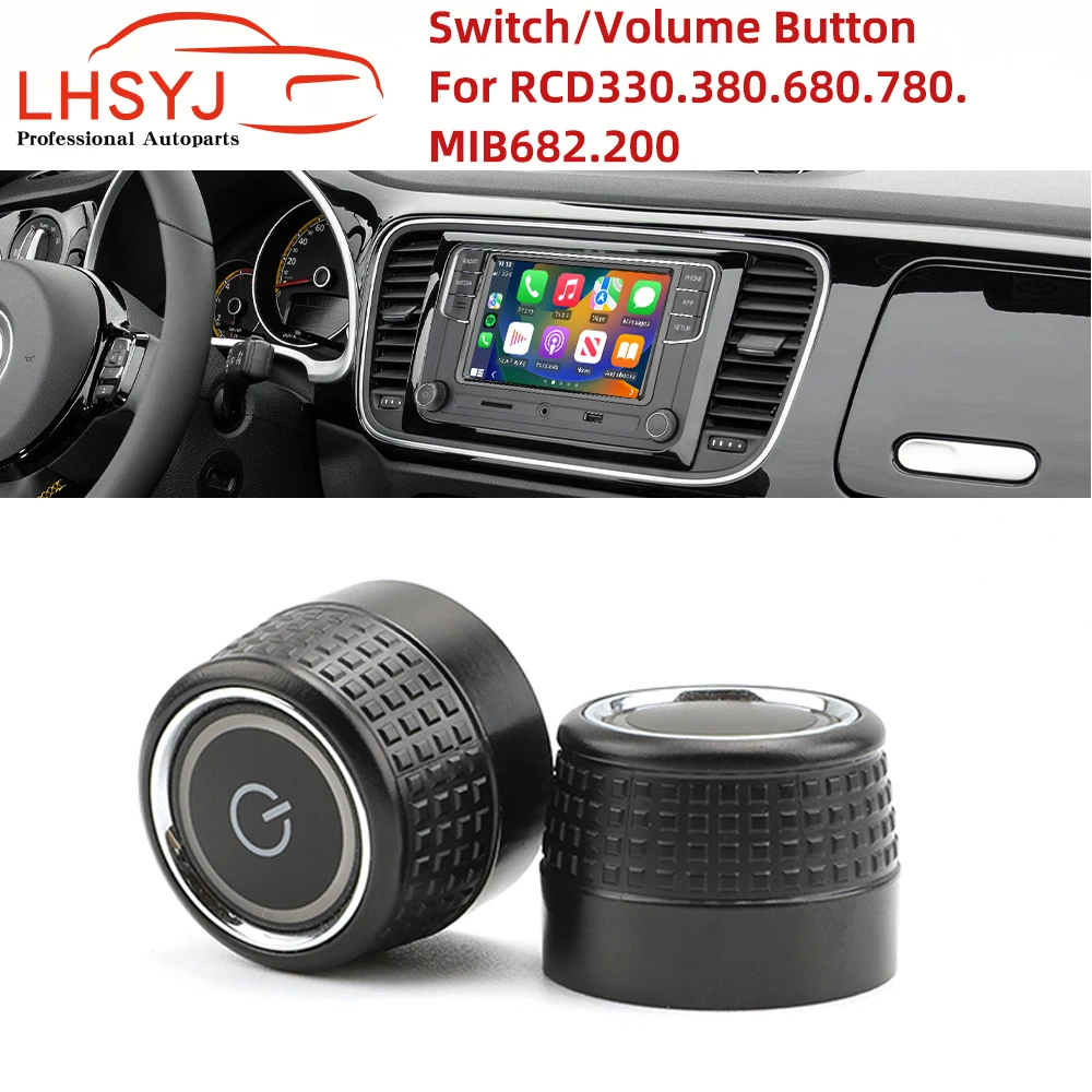 Per Auto Radio Volkswagen Audio Interruttore di Regolazione Del Volume Manopola di Controllo Per VW RCD330.380.680.780.MIB682.200Acessori Audio Per Auto