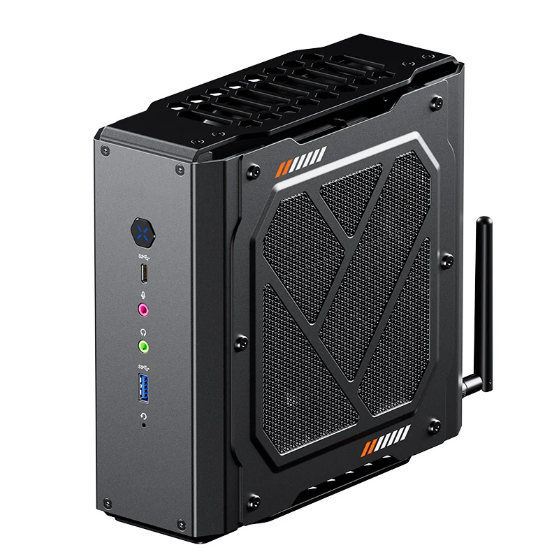 Desktop-Gaming-PC, High-End-Mini-PC mit dedizierter Grafikkarte, Intel Core i7-7940HX und AMD Radeon RX 7600 XT Grafikkarte – Spielt AA-Spiele Image