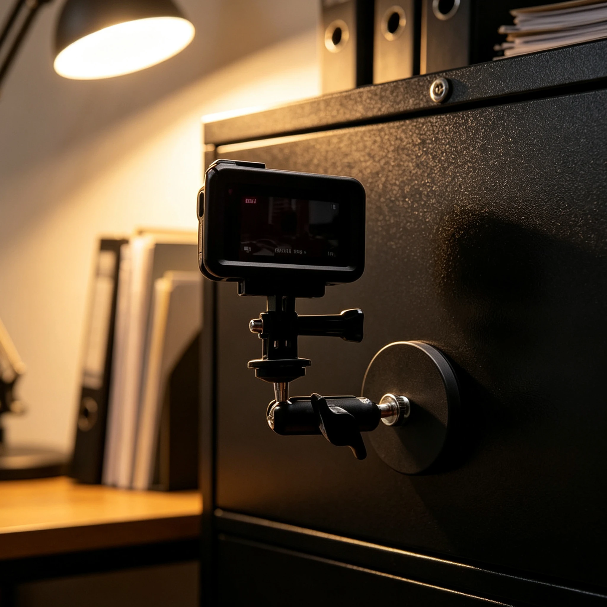 Magnetische Magsafe Action-Kamera-Halterung für Insta360 GoPro Hero 13 12 11 mit Magnetischer Absorption und Stützständer Image