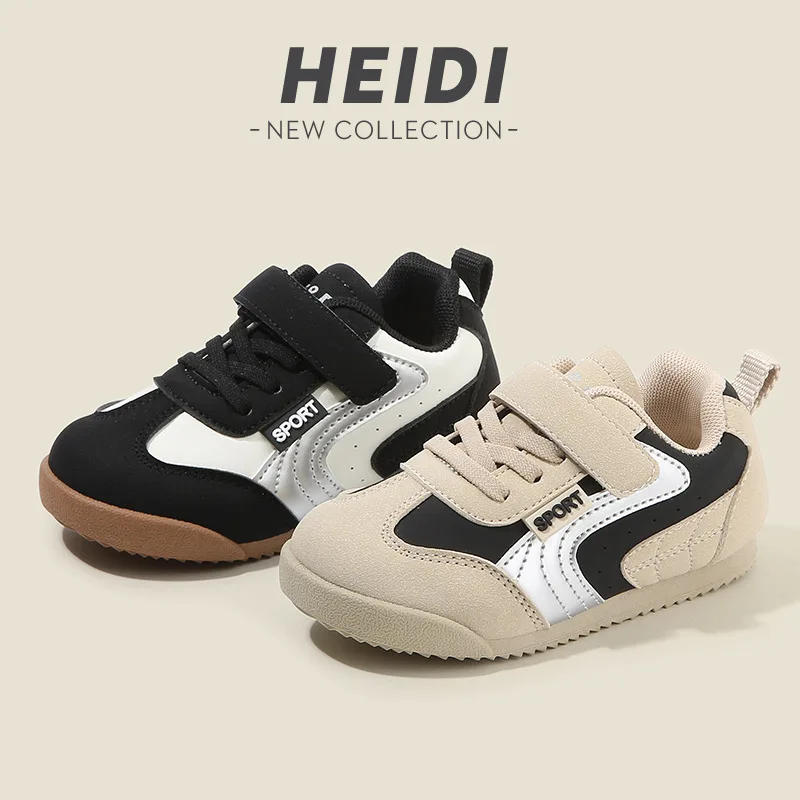 2026 Meistverkaufte Frühlings- und Herbst-Baby Unisex Erste Laufschuhe für Drinnen und Draußen Hochwertige PU-Leder Kleinkinderschuhe Image
