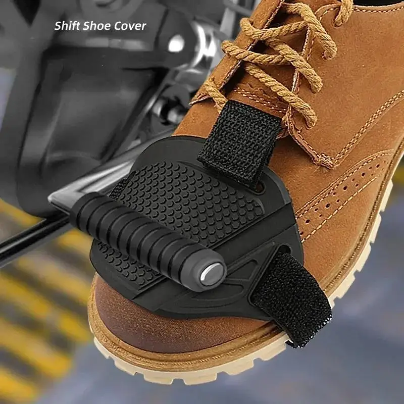 Motorrad-Schaltunterlage Schuhschutz für Motorradfahrer Wasserdichter Schalthebel-Protektor für Herren Motocross-Stiefelüberzug Zubehör Image