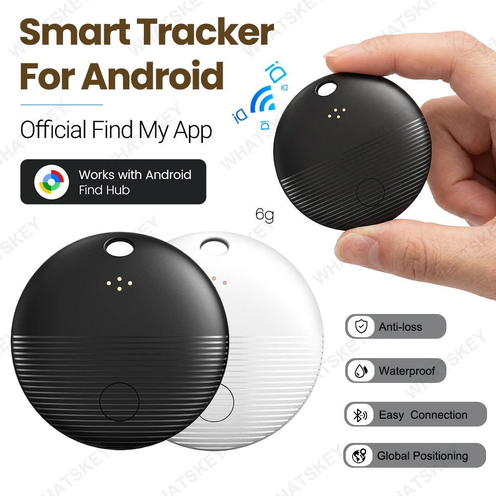 Traceur GPS Google Find My Device, Hub de localisation Google Find, Traceur GPS Android, Traceur GPS anti-perte pour animaux, vélos, sacs, Traceur GPS pour voiture