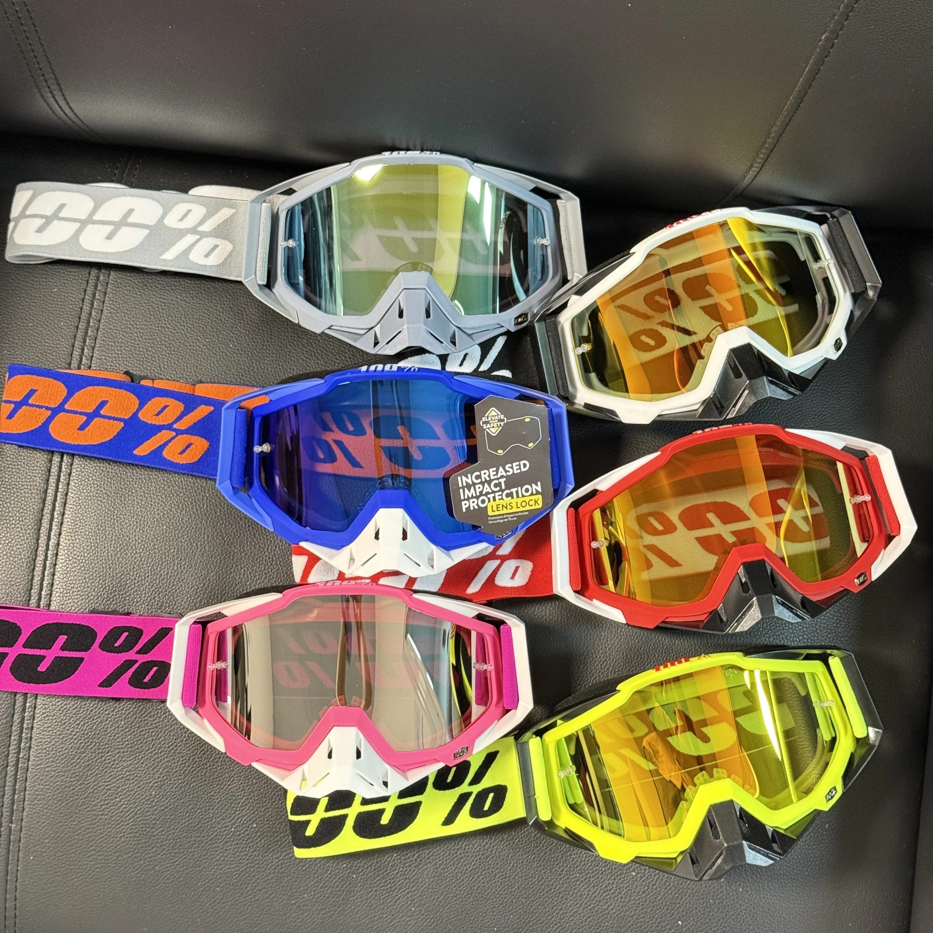 Motorrad-Brille - Premium Offroad-Fahrbrille für Alle Helme Kratzfest UV400 Grenzüberschreitende Outdoor-Sportausrüstung Image