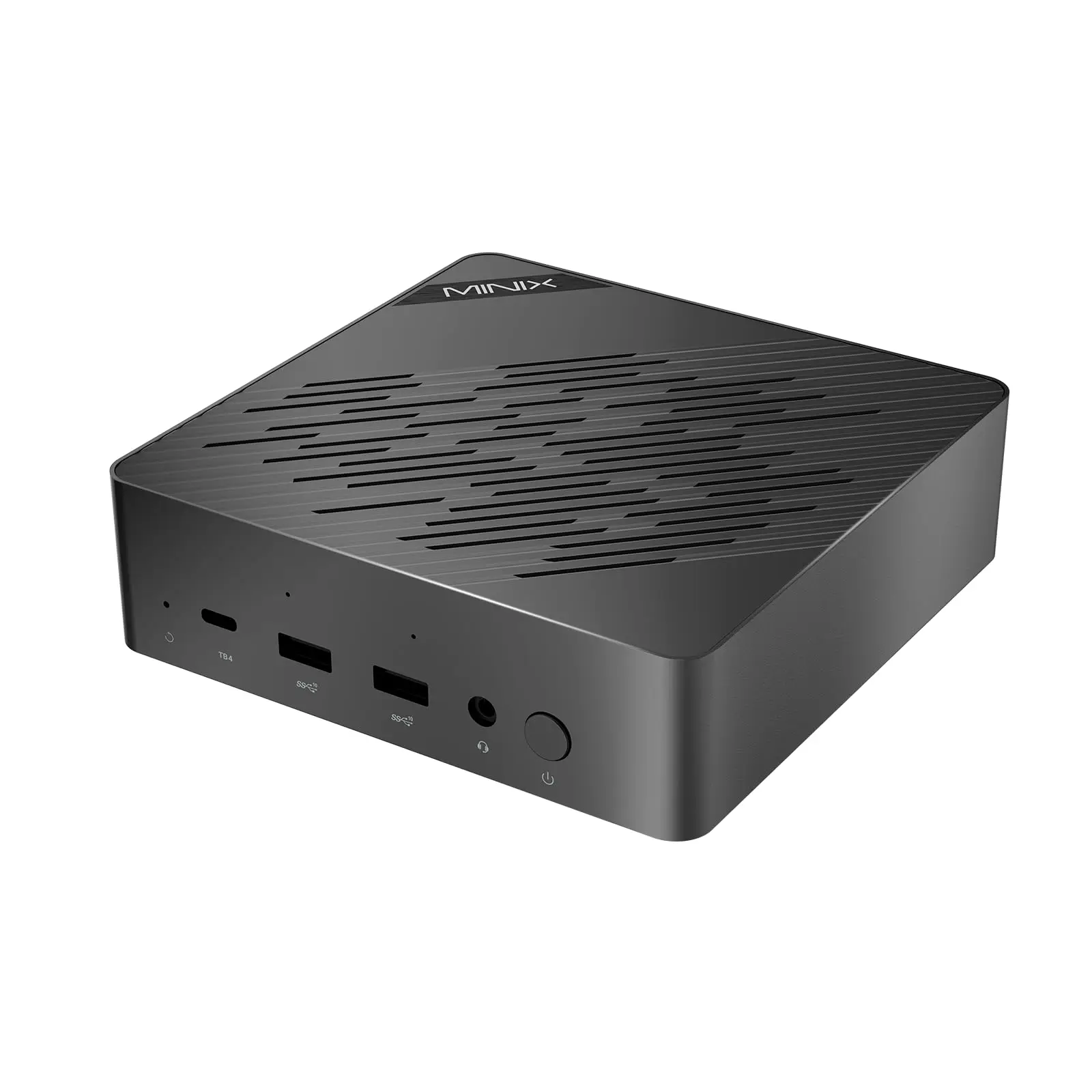 MINIX EU715-AI Mini-PC, Intel Core Ultra 7 155H 32GB DDR5 1TB PCIe 4 SSD Mini-Desktop-Computer/AI-Boost/8K/Dual 2.5G/WiFi 6E/Quad Display Windows 11 Pro Mini-Computer für Gaming, Business und Büro