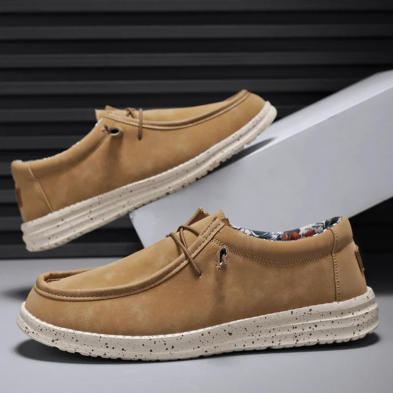 Klassisches Design Herren-Loafer Große Größen 47 48 Bequeme Leichte Slip-on Schuhe Herren Mokassins Leder Freizeitschuhe Herren Flats