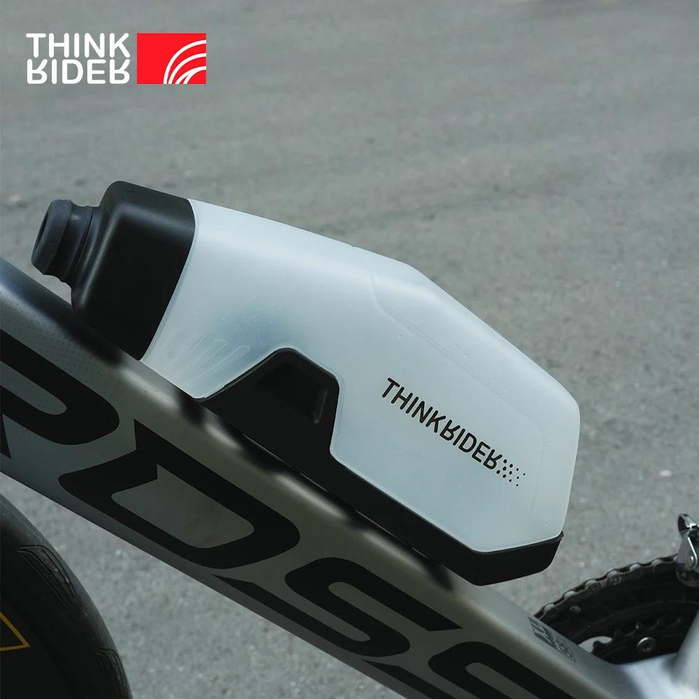 ThinkRider Aerodynamischer Fahrrad-Flaschenhalter, 650ml Fahrrad-Trinkflasche, Passend für MTB & Rennrad-Rahmen Image
