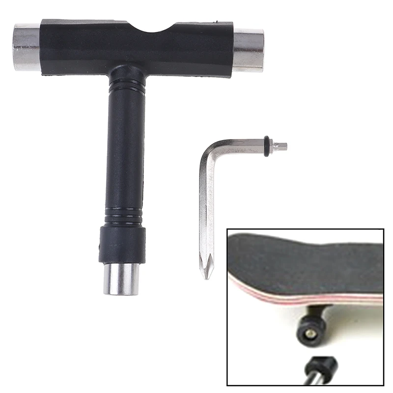Skateboard-Rollschuh-T-Tool Multifunktions-All-in-One-Schraubenschlüssel Reparaturwerkzeug Image