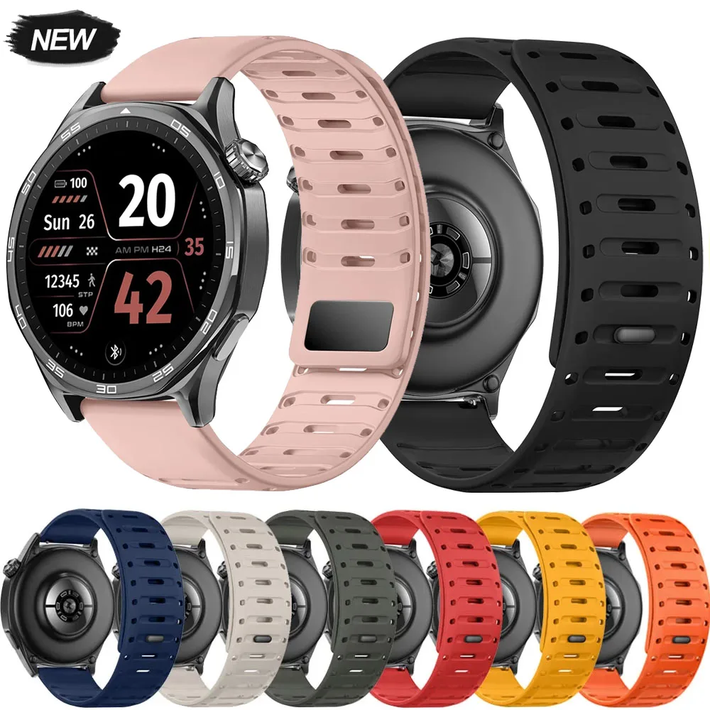 22 mm Silikonarmband für Huawei Watch 5-4/GT6-5-4 46 mm Magnetarmband Amazfit Bip 6-5/Balance 2-1/Xiaomi Watch 5-S5-S4Correa Image