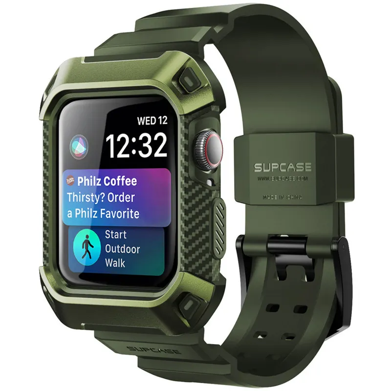 SUPCASE UB Pro Case For Apple Watch Series 6/SE/5/4 (40mm) Rugged Protective Case Cover with Strap Bands Image