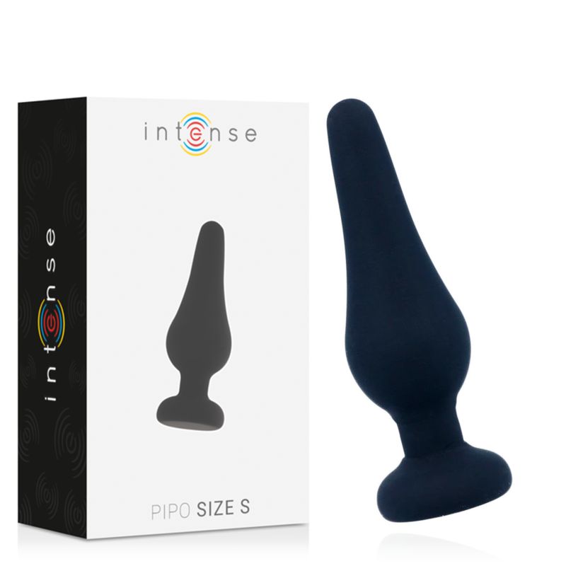 Plug anale intenso pipo s silicone nero 9,8 cm 1 St