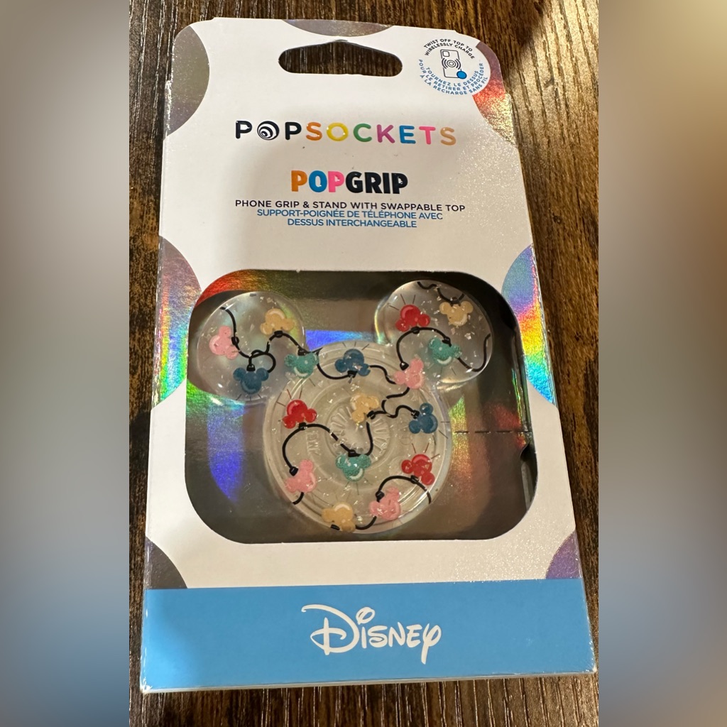 Disney Cell Phones & Accessories | Disney Popsockets Mickey Mouse Ears Cell Phone Grip & Stand Nwt | Color: White | Size: Os