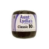 Aunt Lydia s Classic Crochet Thread Size 10-Fudge Brown Pk 3 Aunt Lydia s