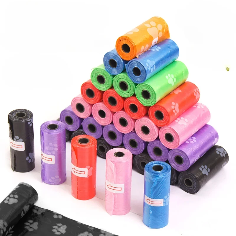 Rolls Dog Poop Bag Outdoor Cleaning Poop Bag Outdoor Clean Pets Supplies For Dog 5/10 Roll Refill Garbage Bag Pet Supplies
