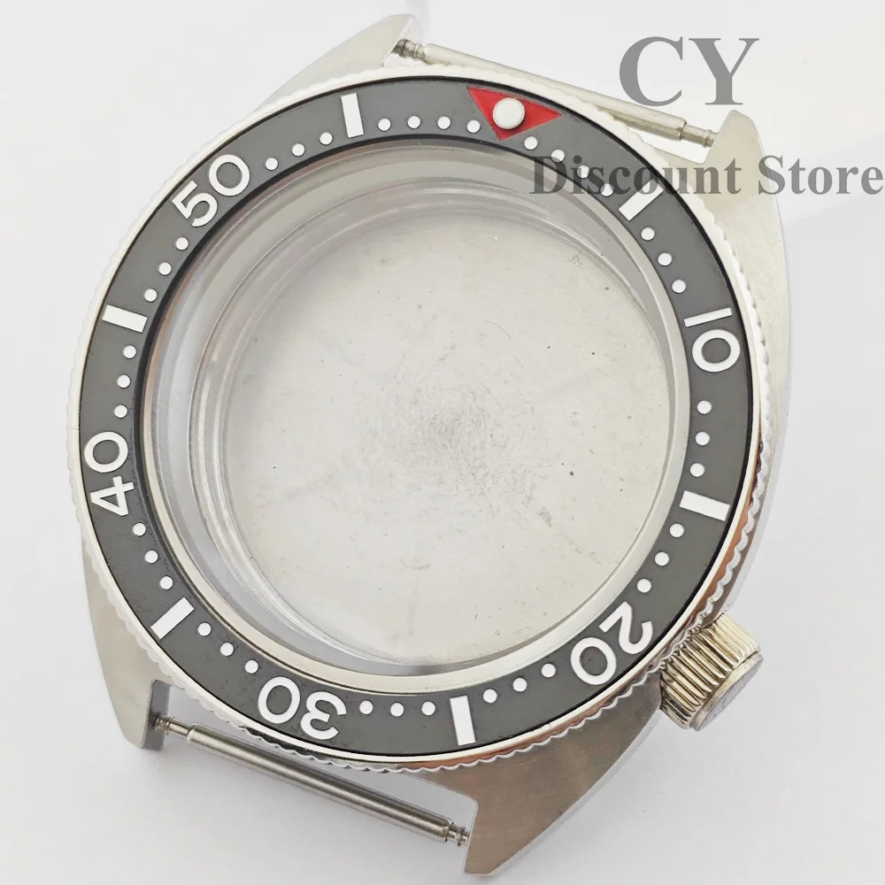 RICHUS NH35 Uhrengehäuse 40mm Silber Edelstahl Saphirglas Uhrengehäuse Fit NH35 NH36 Uhrwerk Uhrenzubehör Teile Image