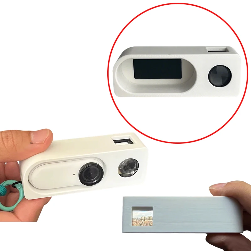 1 Stück für Insta360 Go 2/3/3S Kamera, Hüftansicht-Sucher, 35 mm äquivalent, 4:3 Seitenverhältnis, Street-Fotografie-Griff, magnetische Halterung Image