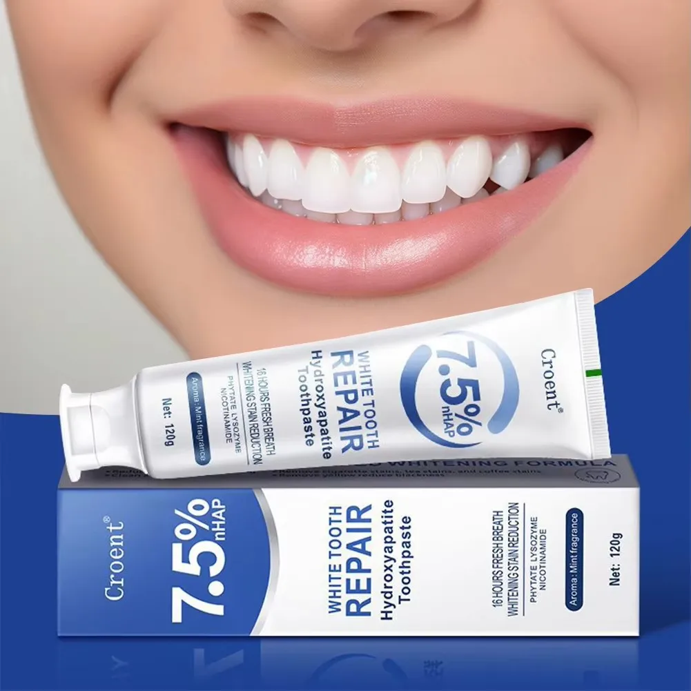 1–3 Stück Whitening-Zahnpasta, Hydroxylapatit, entfernt Flecken, schützt die Zahnfleischgesundheit, entfernt Plaque, entfernt schlechten Atem, tiefenreinigend, aufhellend für die Zähne Image