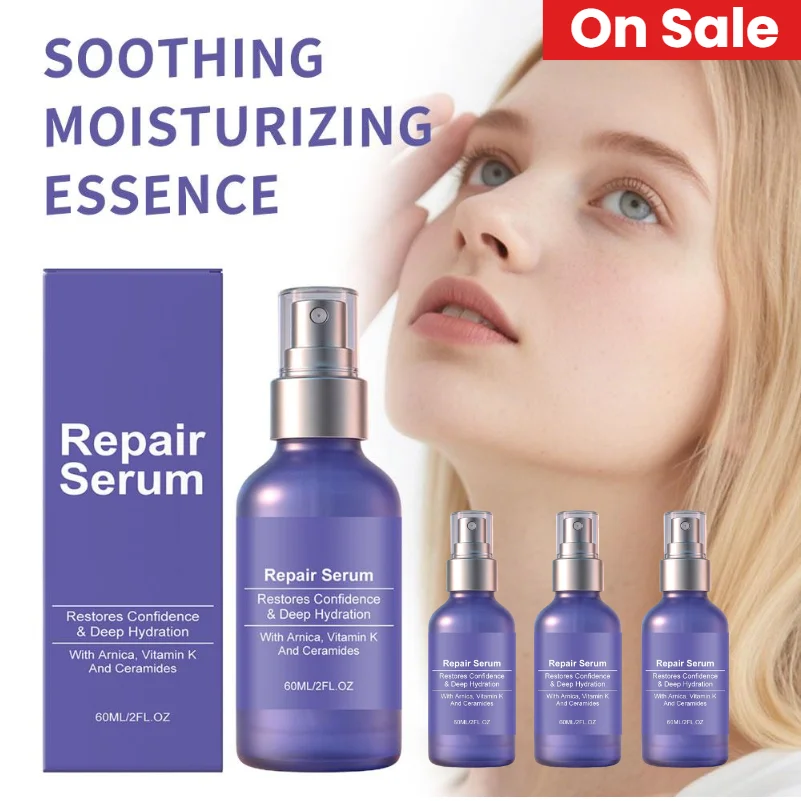 Vitamin K & Ceramid Reparatur-Serum 60ml, Barriere-Reparatur, Tiefenhydratation & Beruhigende Gesichtsessenz für Alle Hauttypen Image
