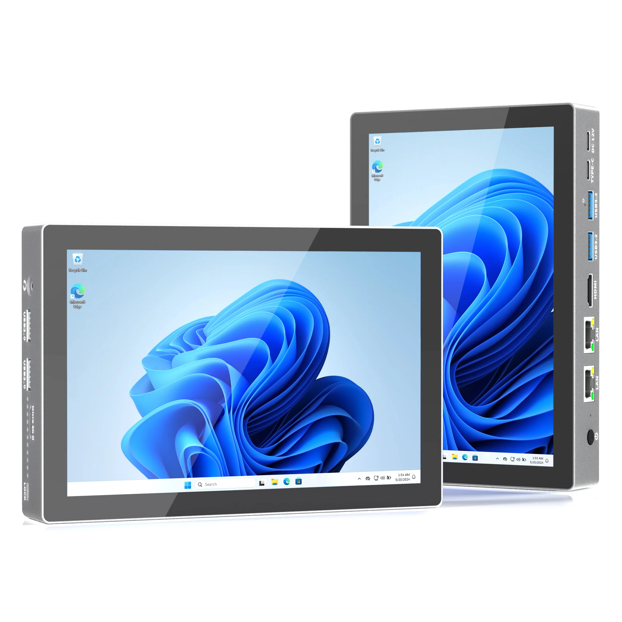 Higole F9B PRO 7 Inch Mini PC Win11 Pro Intel N95 DDR4 16GB 256GB WiFi5 BT5.0 HDMI2.0 Handheld Tablet USB3.2*2 2.5G LAN Computer