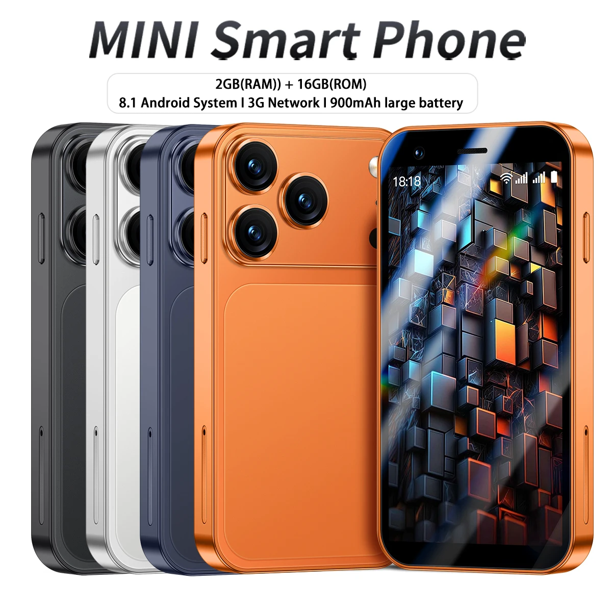 A17 Mini Smartphone Dual SIM Standby 2GB RAM 16GB ROM Smart Phone 3.0