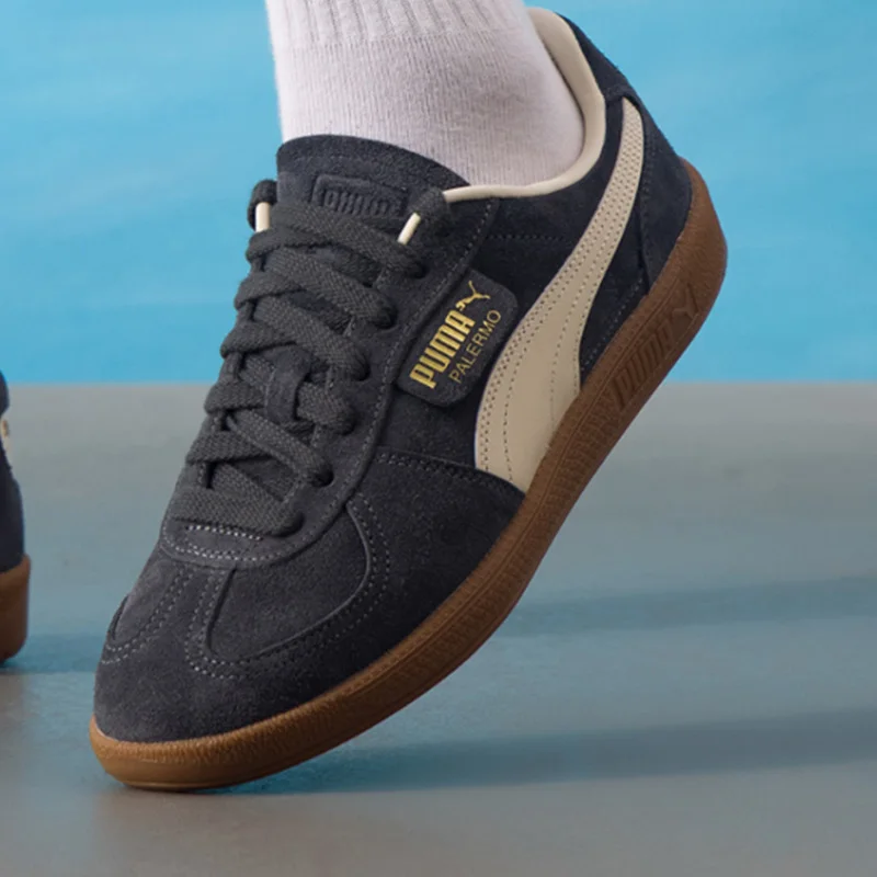 Puma Mid Top Sport Skate-Schuhe, niedrige Passform, rutschfest, leicht, bequem, lässige Sneakers 396463-81 Image