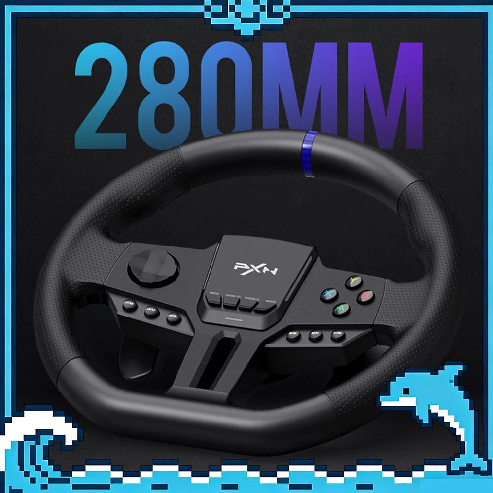 PXN V900 GEN2 Gaming Steering Wheel Driving Racing Simulator 270°/900° Rotation For PC Switch PS3 PS4 Xbox One,Xbox Series X/S