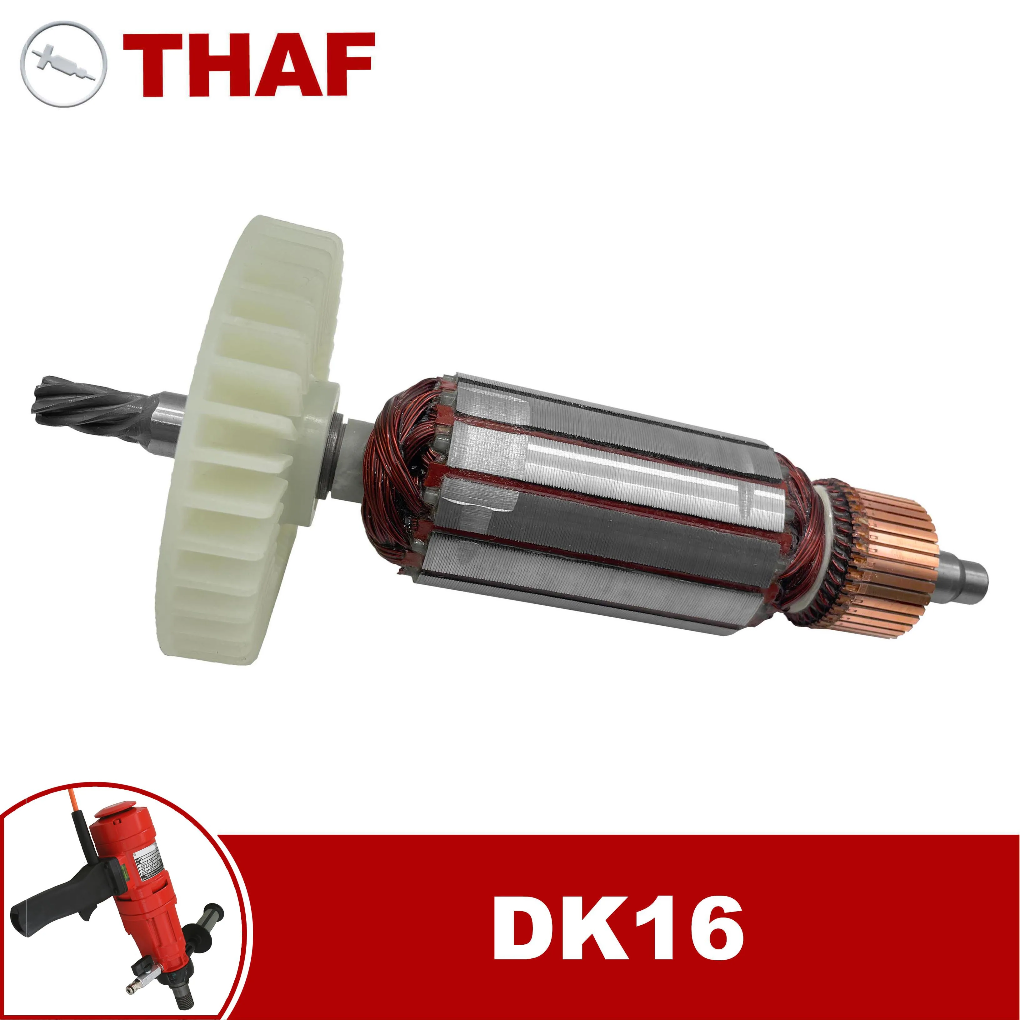 AC 220V 240V DK16 Anker Rotor für WEKA Bohrmaschine Ersatzteile Kernbohrer DK 16 Image