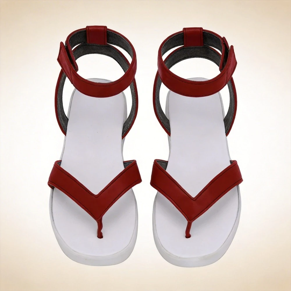 Tanjiro Kamado Cosplay Schuhe Rote Sandalen nach Maß in jeder Größe