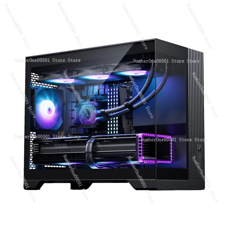 RTX 5060 14. Generation I5 14600KF Lüfterloser Gaming-Desktop-PC DIY Zusammengebauter Computer für E-Sport und Heimbüro