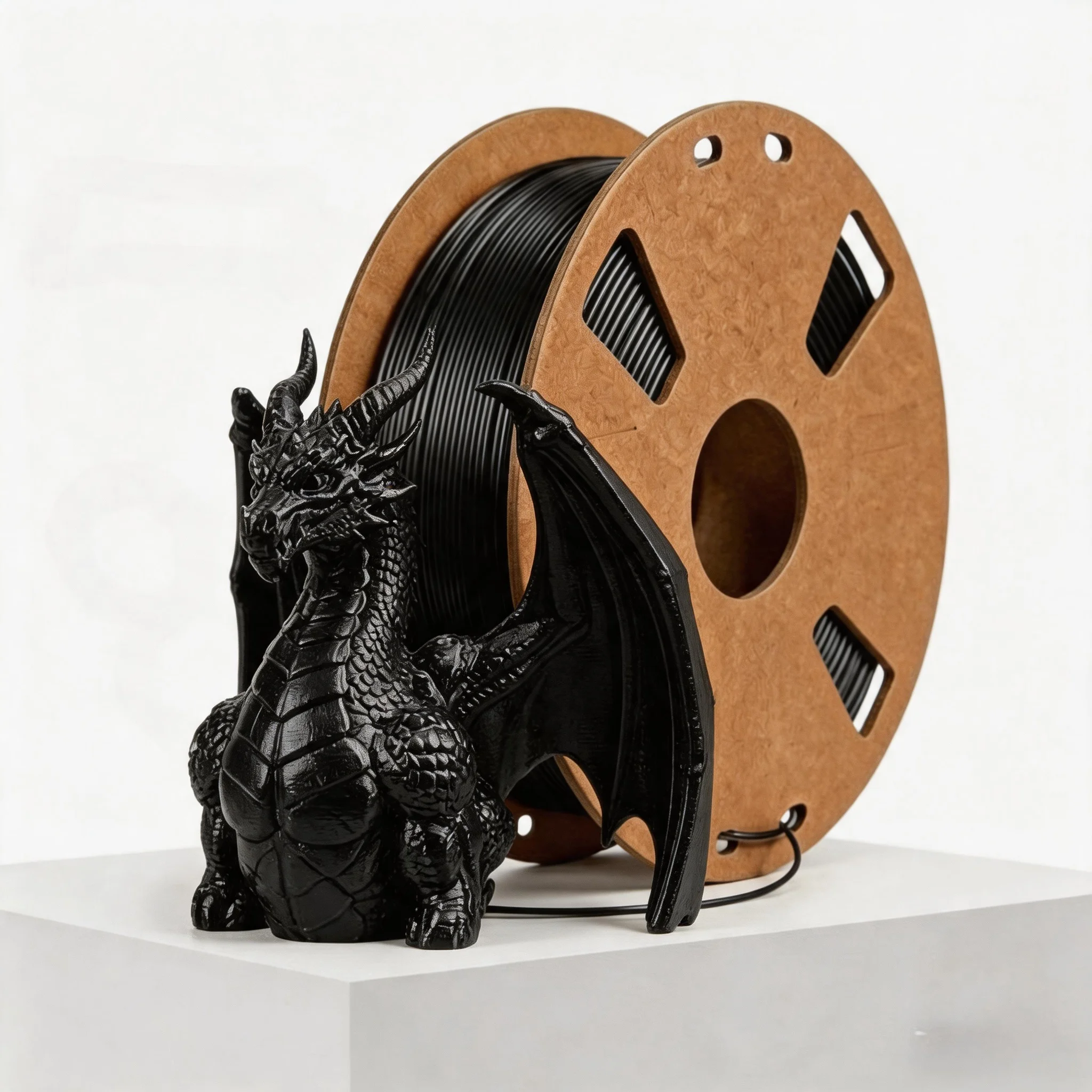 1kg Spule, ordentlich gewickeltes PETG 3D-Drucker-Filament, 1,75mm, langlebig, hohe Zähigkeit für stabile Drucke, 2,2lbs Image
