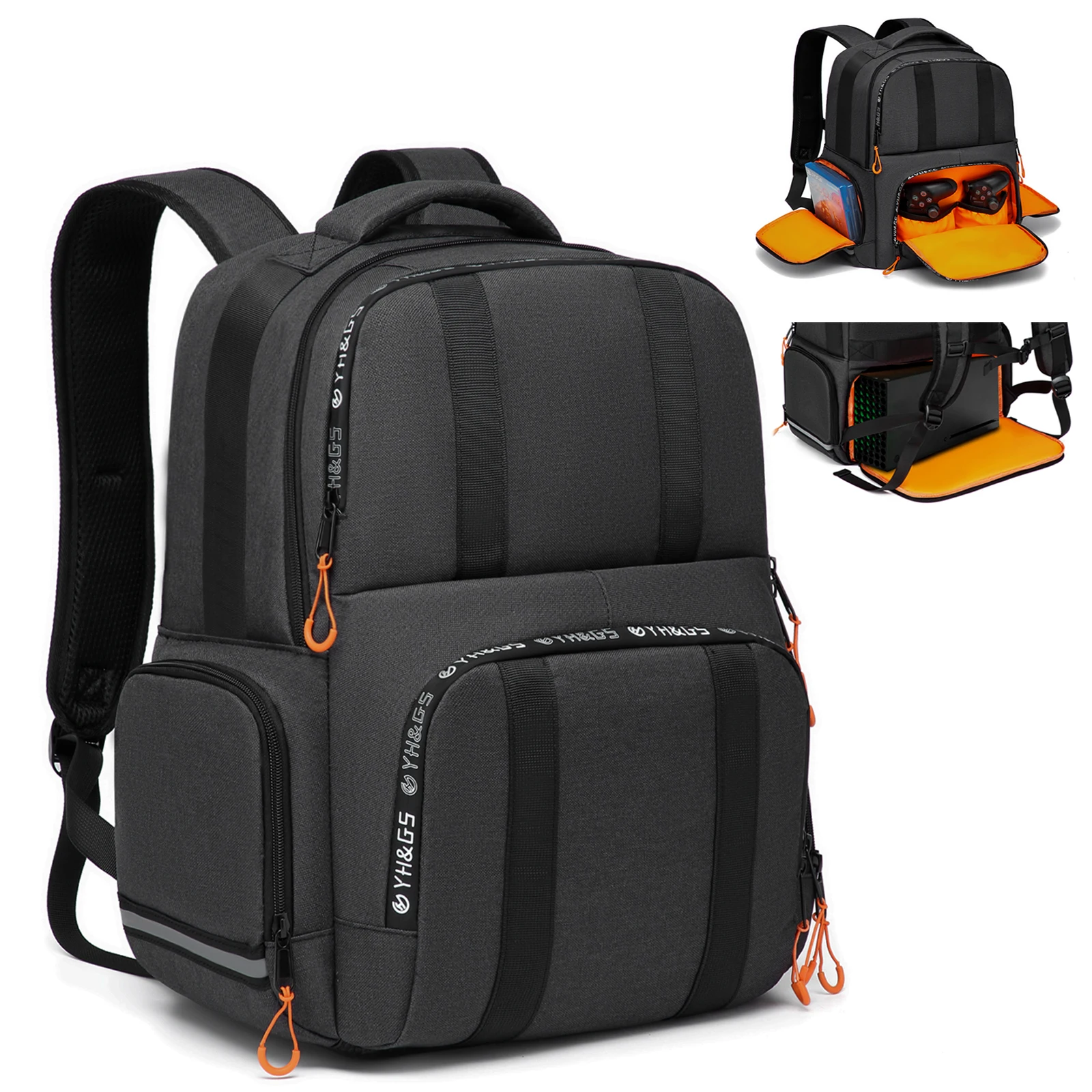 Carry Backpack for Xbox Series X S/ Xbox Series X Carrying Case Travel Travel Bag for Xbox Console Controllers&OtherAccessories