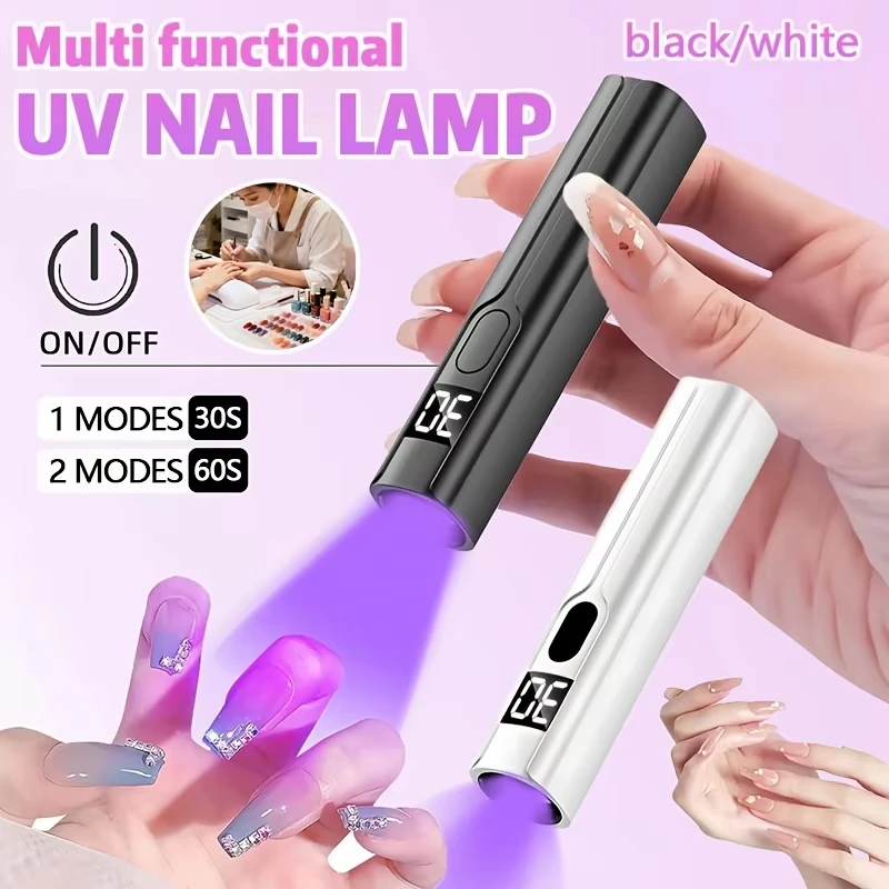 Handliche Mini Tragbare Wiederaufladbare Maniküre-Lampe UV-Lichttherapie-Lampe Image