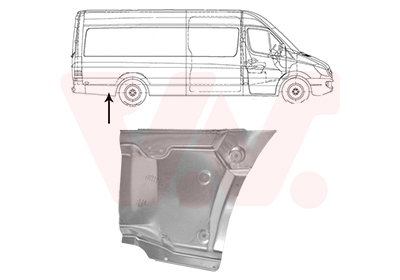 VAN WEZEL Seitenwand 3083144 hinter der Achse Image