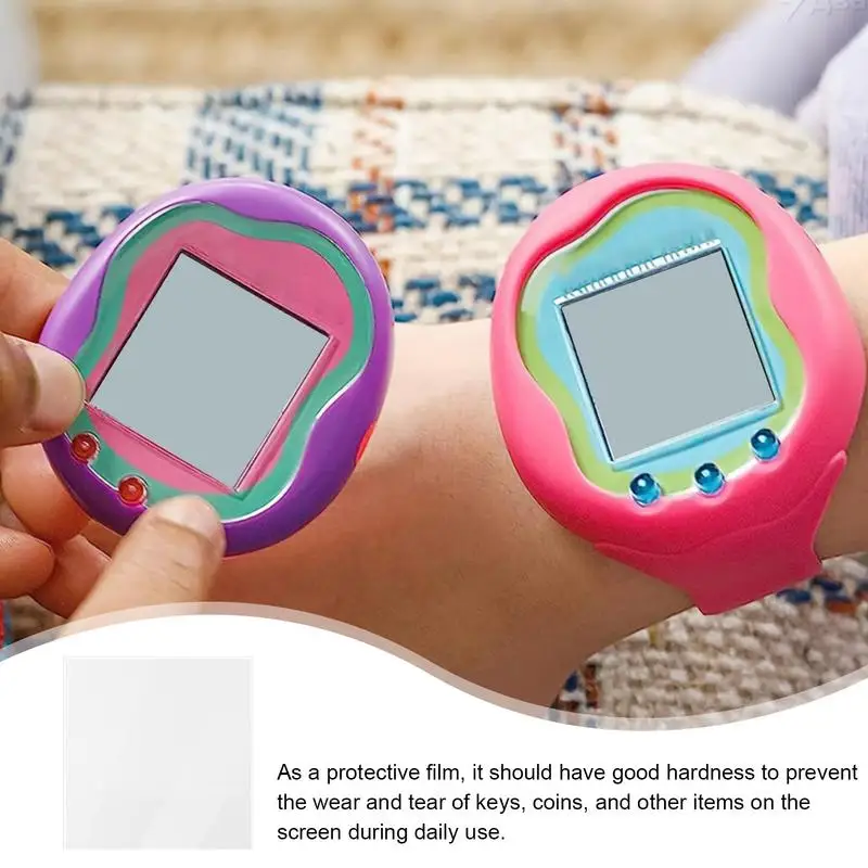 5Pcs Screen Protector Film Für Tamagotchi Uni HD PET Anti-Scratch Spielkonsole Film Elektronische Pet Maschine Zubehör Image