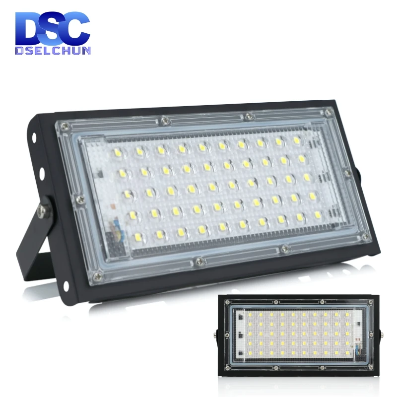 50W Led Flutlicht AC 220V 230V 240V Outdoor Flutlicht Scheinwerfer IP65 Wasserdichte Reflektor LED straße Lampe Landschaft Beleuchtung