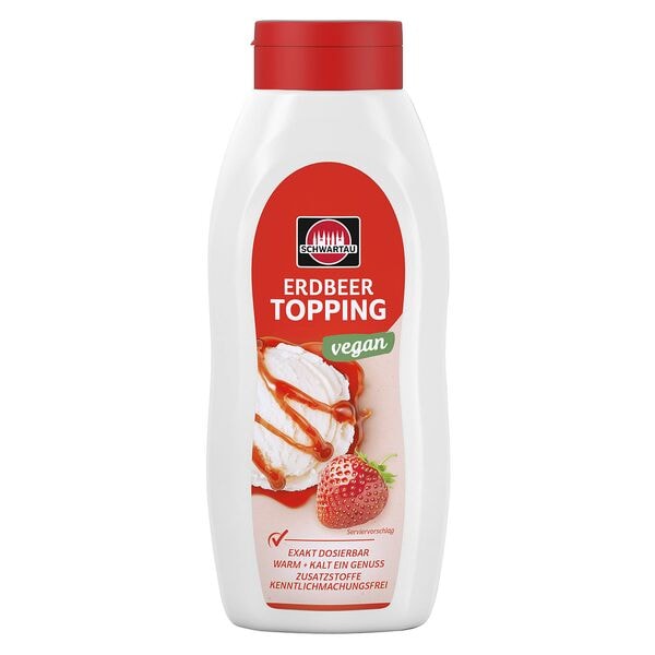 Schwartau Dessertsauce »Erdbeer Topping« vegan 770 ml Image