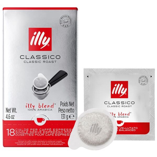 illy Kaffeepads »Classico E.S.E« 18 Tassenportionen braun Image