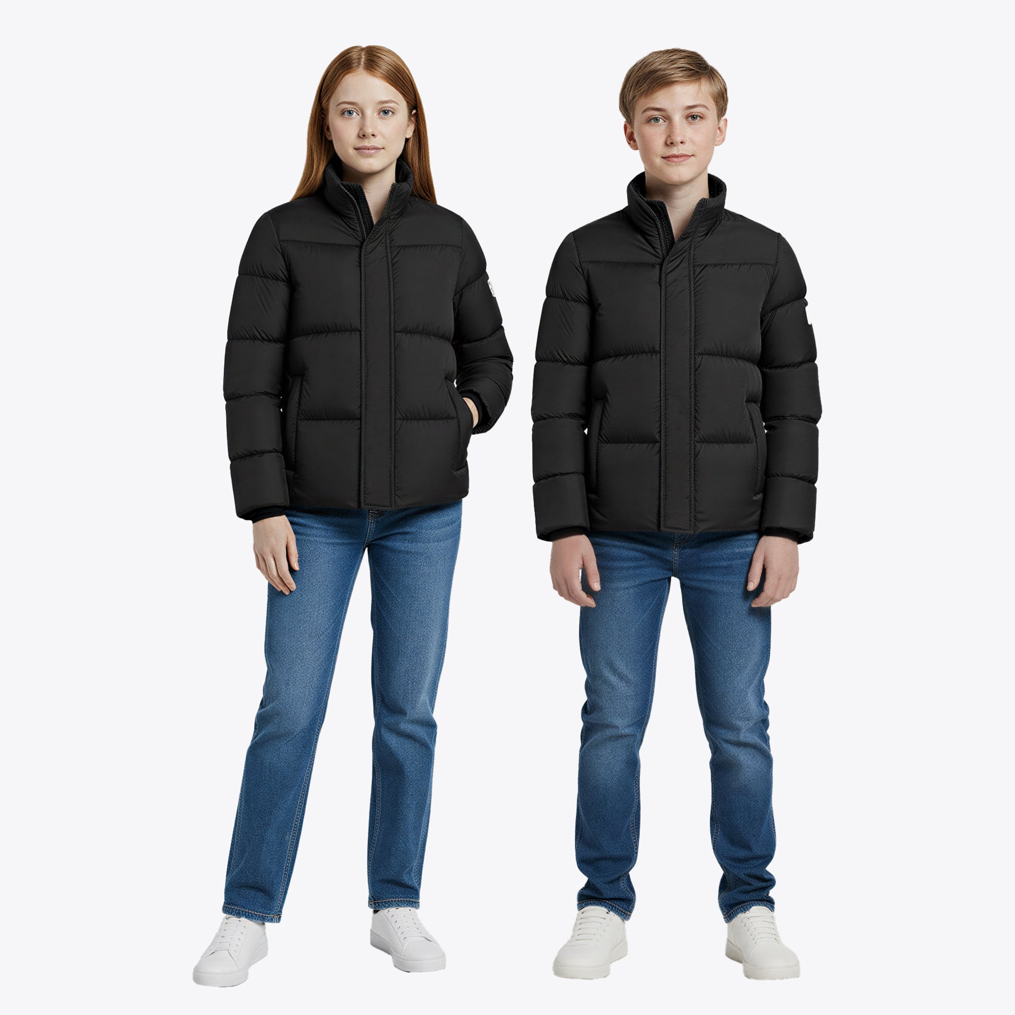 Veste d'hiver MV - Noire - Enfant - unisexe Taille: 122-128