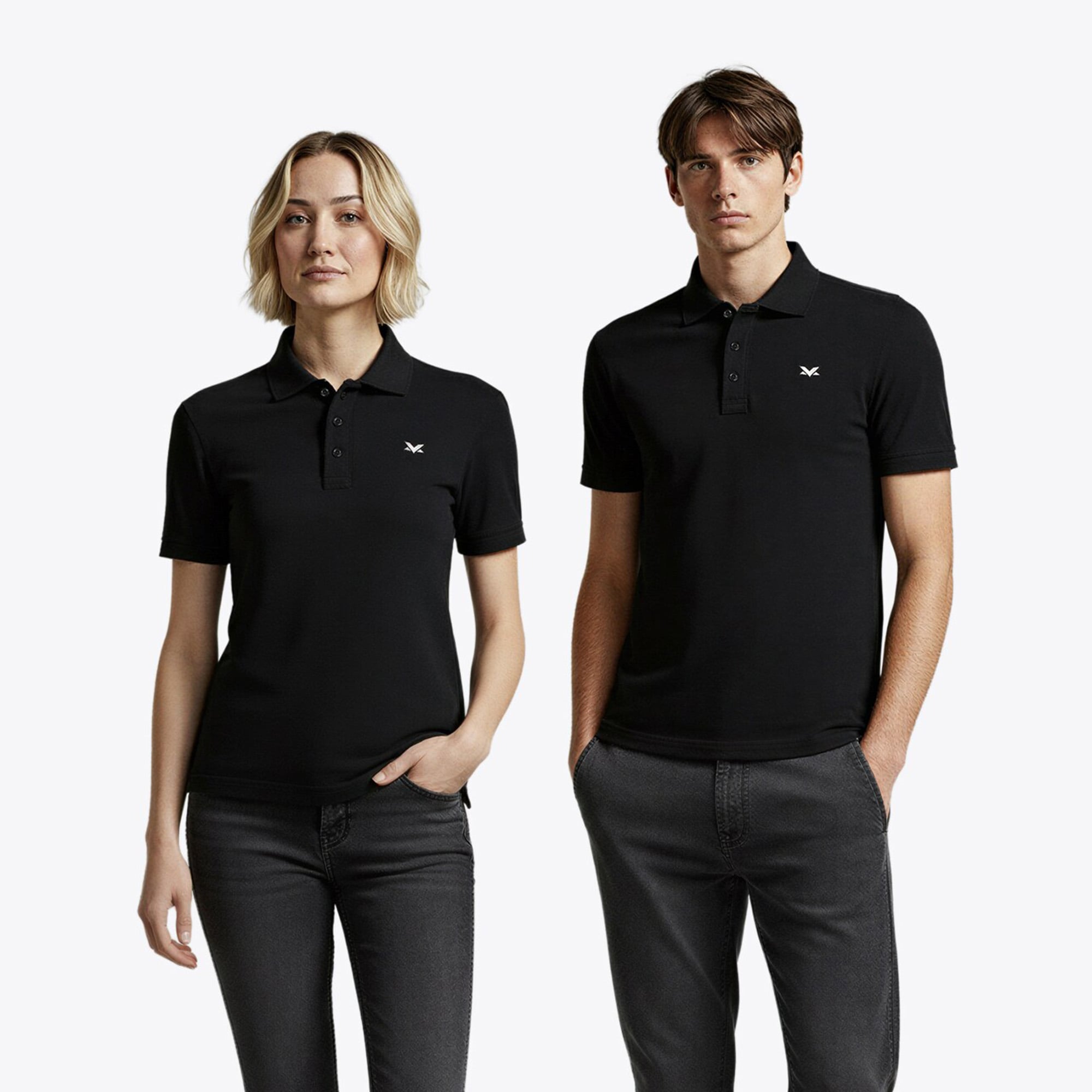 Polo Essentiel MV Official - Noir - Homme Taille: 2XL