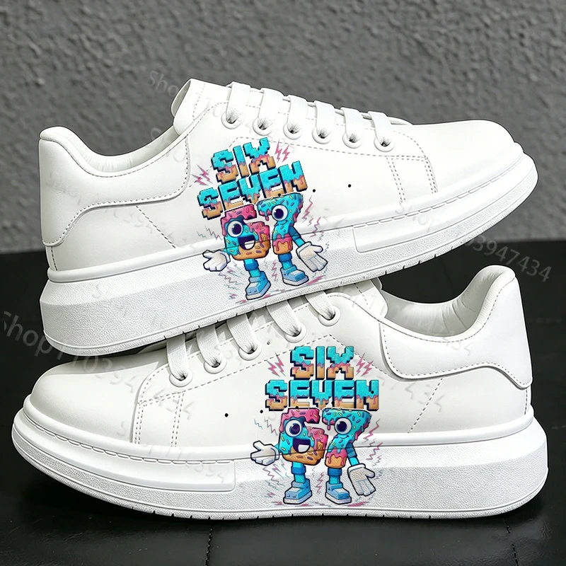 Beliebte Größen 35-44 Jugendliche Studenten Campus Freizeitschuhe 67 Six Seven Cartoon 3D-Druck Großhandel Flache Schuhe Geburtstagsgeschenk