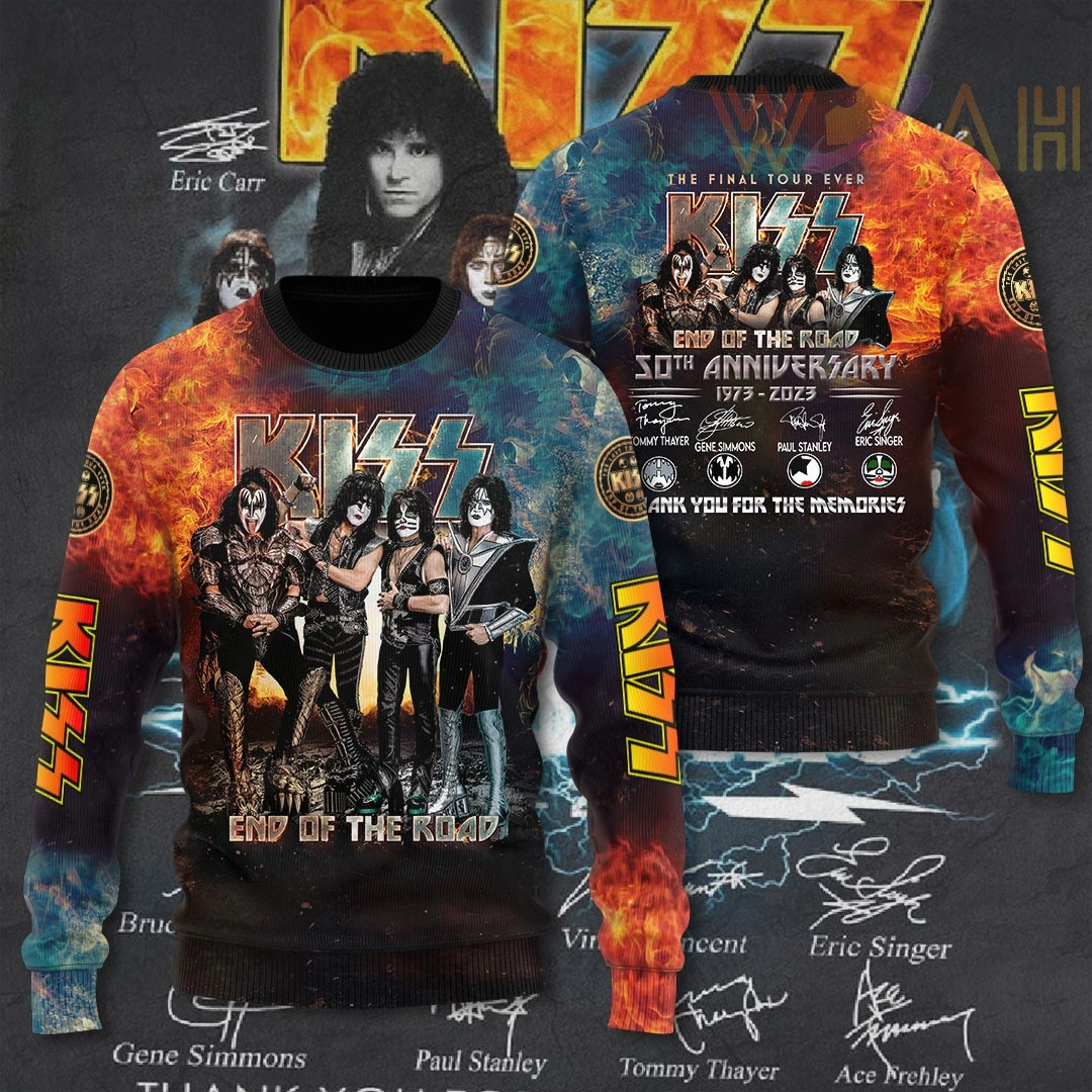 Langarm 3d Kiss Band Print T-shirt Männer Frauen Mode Hip Hop Plus Größe T-shirt Lustige Sport T Shirt Herren kleidung