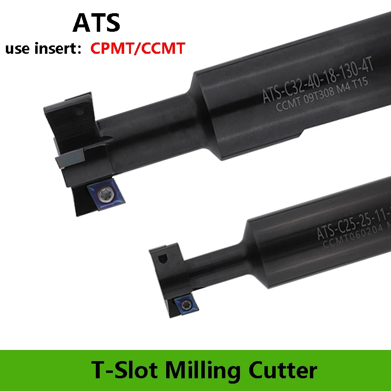 Lihaoping ats t schlitz fräser fräser schaft cnc nut werkzeug halter drehmaschine bearbeitung carbid einsatz cpmt cpmt080204 fräser Image