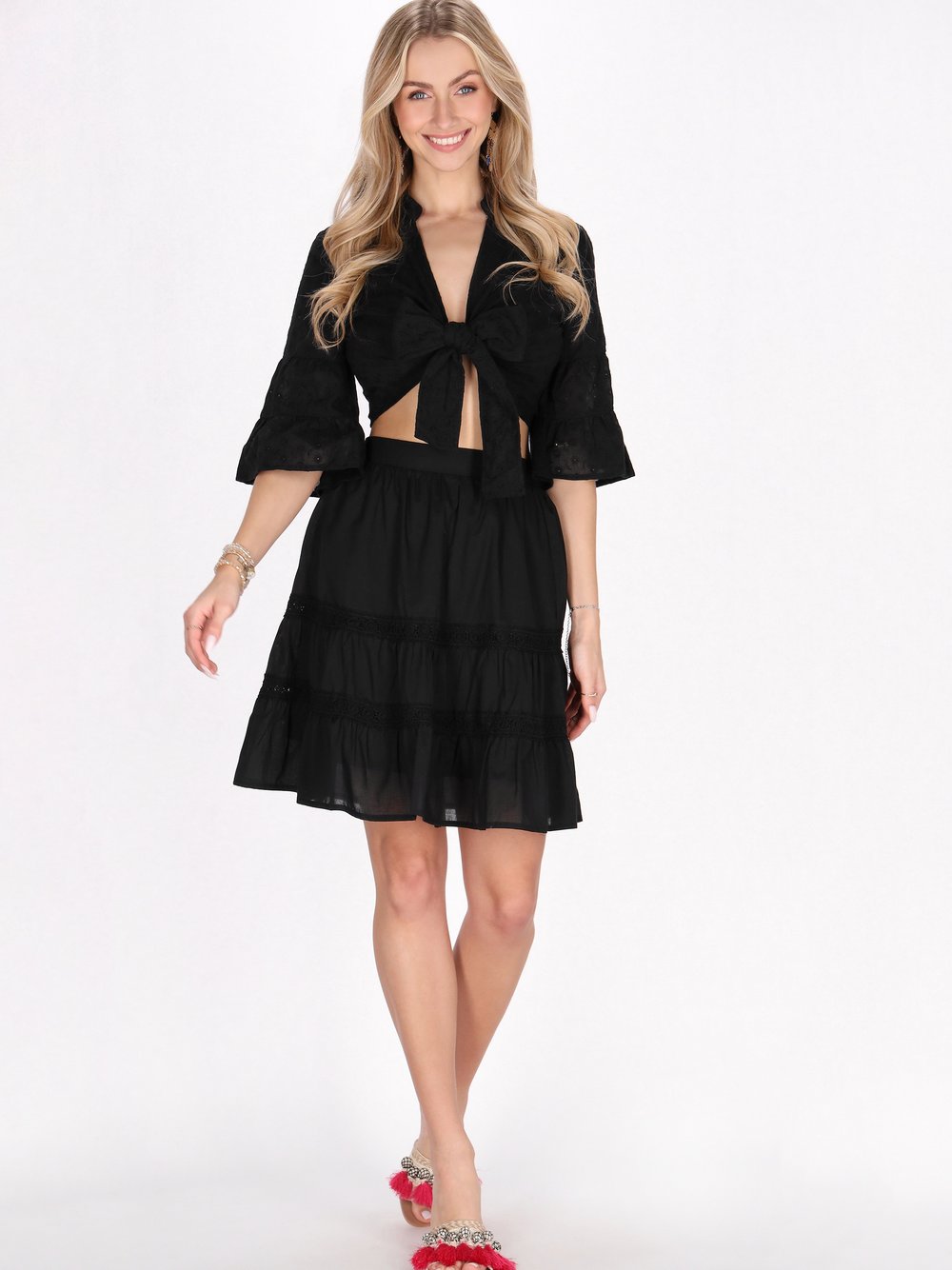 IZIA Rock Damen schwarz, XS