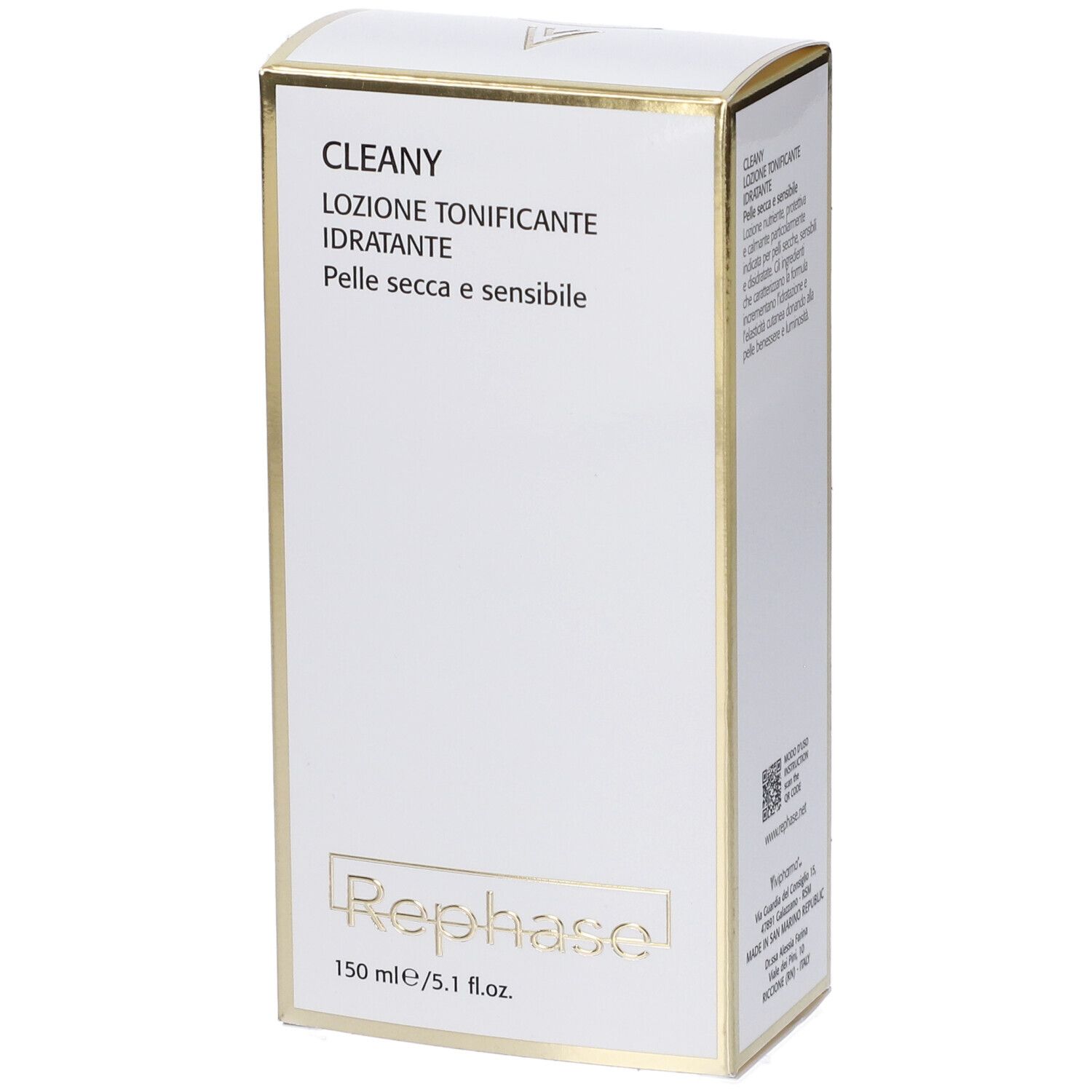 Rephase Cleany Lozione Tonificante Idratante Dermolenitiva 150 ml per