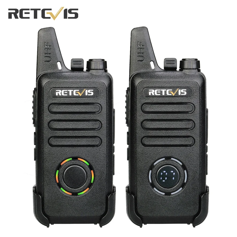 Retevis rt22s Freis prec heinrich tung Walkie Talkie 2 stücke rt22 Upgrade Vox Hidden Display Zwei-Wege-Funk-Transceiver Walkie-Talkies Reisen/Camp Image